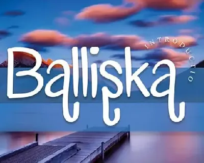 Balliska Handwriting font
