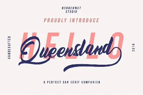 Queensland Script font