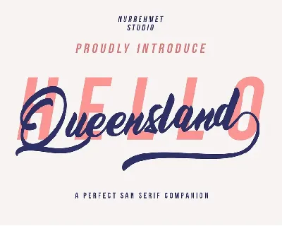 Queensland Script font