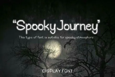 Spooky Journey font