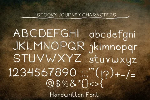 Spooky Journey font