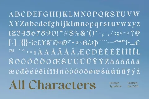 Felonia font