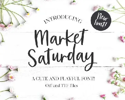 Market Saturday font