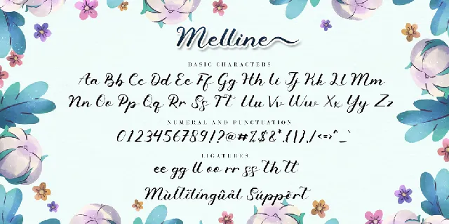 Melline font