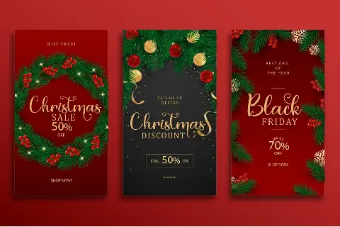 Christmas Theme - Personal Use font