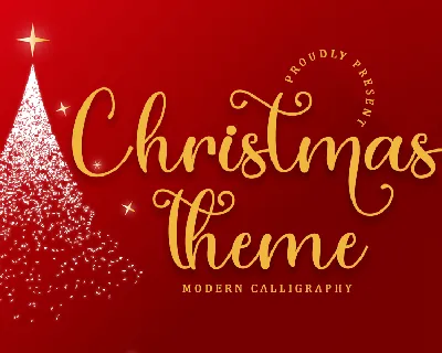 Christmas Theme - Personal Use font