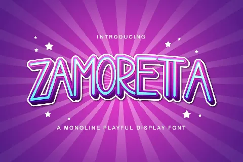 Zamoretta font