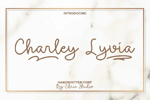 Charley Lyvia font