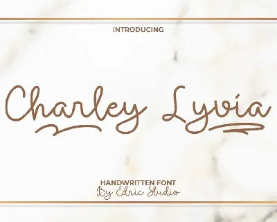 Charley Lyvia font