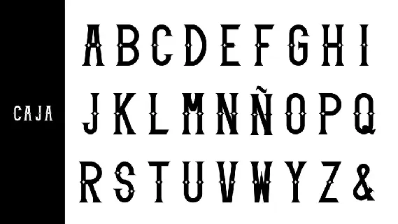 Caja font