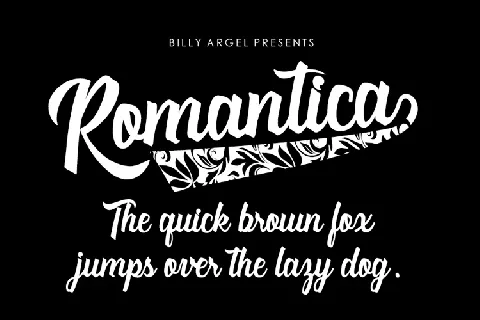 Romantica font