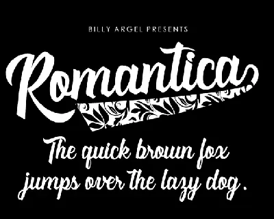 Romantica font