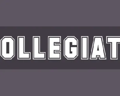 Collegiate Serif Family font