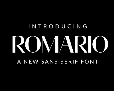 Romario font