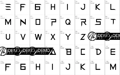 Dragen Demo font