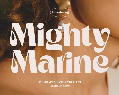 Mighty Marine font