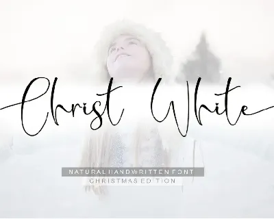 Christ White - Personal Use font