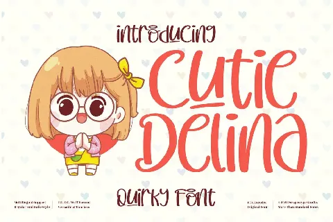 Cutie Delina font