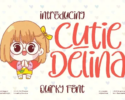 Cutie Delina font