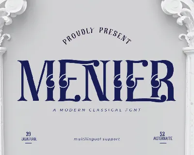 MENIERtrial font