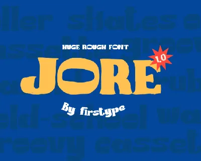 Rough Jore Display font