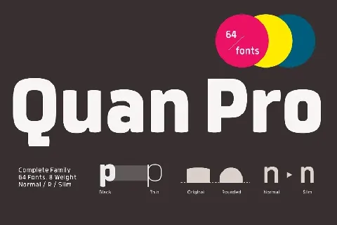 Quan Pro Family font