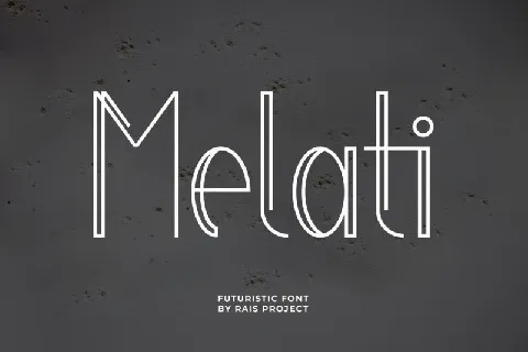 Melati font