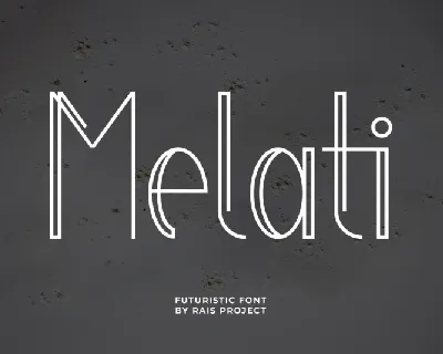 Melati font