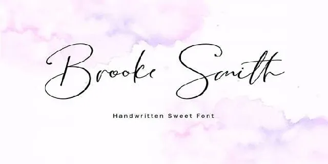 Brooke Smith Script font