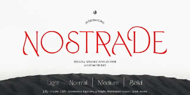 Nostrade font