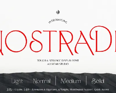 Nostrade font