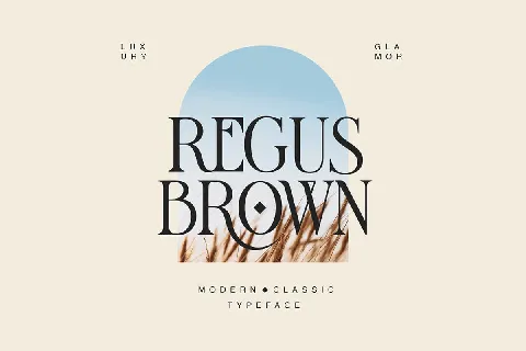 Regus Brown font