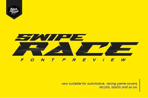 Swipe Race font