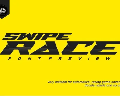 Swipe Race font