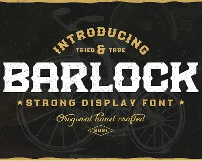 Barlock font