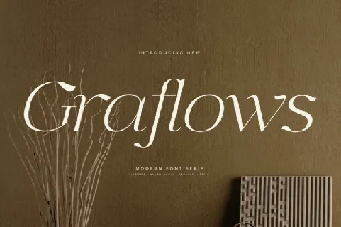 Graflows font