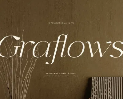 Graflows font