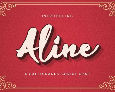 Aline font
