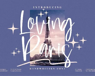 Loving Paris font