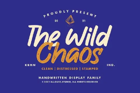 The Wild Chaos Display font