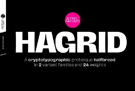 Hagrid Family font