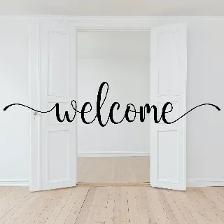 Welcome font