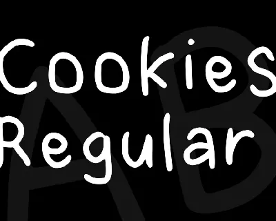 Cookies font
