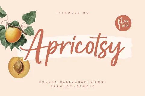 Apricotsy font