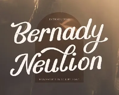 Bernady Neulion font