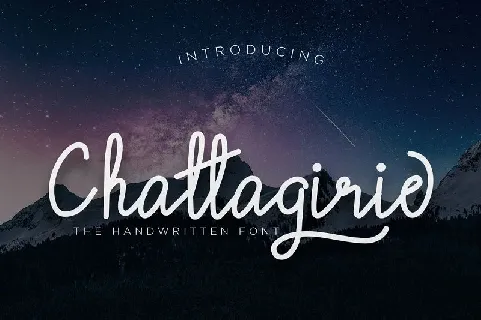 Chattagirie Handwritten font