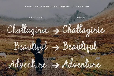 Chattagirie Handwritten font