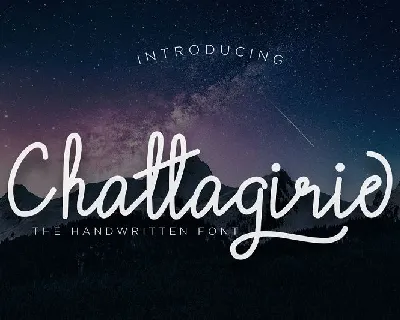 Chattagirie Handwritten font