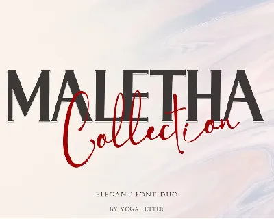 Maletha Collection font