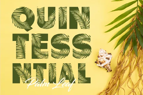 Palm Leaf Demo font